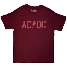 Unisex T-Shirt: Logo EU Tour '25 (Maroon Red) (Back Print & Ex-Tour) thumbnail