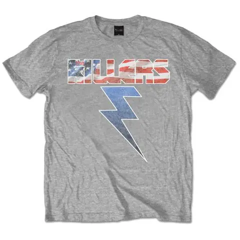 The Killers – Tričko Bolt (Šedá), Unisex, Šedá