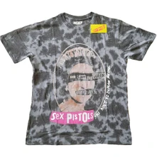 Sex Pistols, Tričko God Save The Queen, Unisex, Čierna