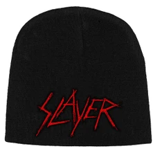 Slayer, Čapica Scratched Logo, Unisex, Čierna