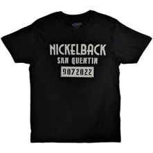 Nickelback, Tričko San Quentin, Unisex, Čierna