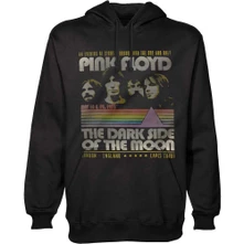 Pink Floyd, Mikina Retro Stripes, Unisex, Čierna