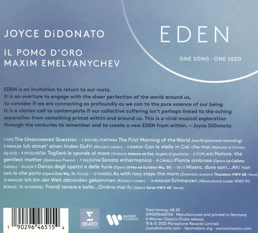 Joyce DiDonato – EDEN (CD)