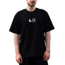 Billy Barman, Tričko Hviezdy, Unisex, Čierna