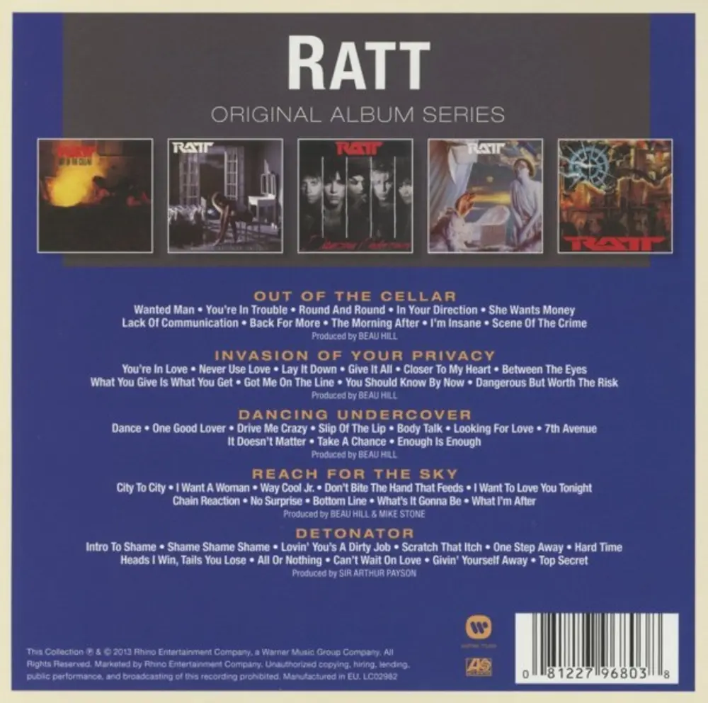 Ratt – ORIGINAL ALBUM SERIES (CD)