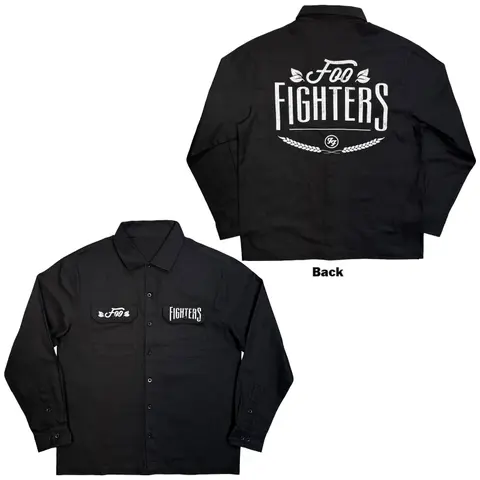 Unisex Casual Shirt: Text Logo (Black)