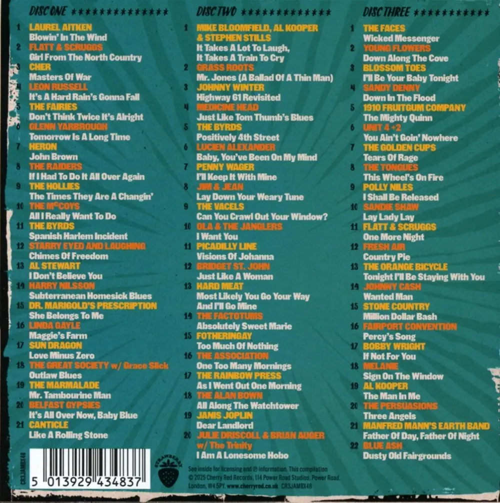 Various Artists – I SHALL BE RELEASED - COVERS OF BOB DYLAN 1963-1970 (CD)