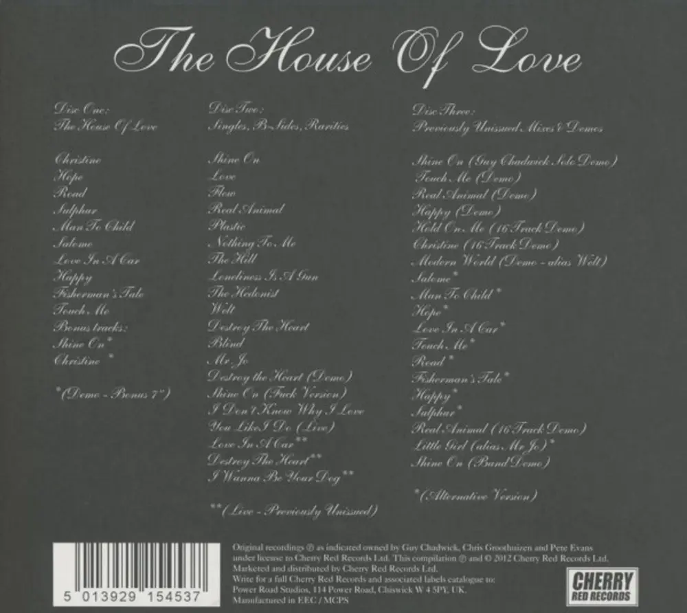 THE HOUSE OF LOVE