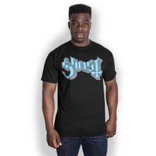 Ghost, Tričko Blue/Grey Keyline Logo, Unisex, Čierna