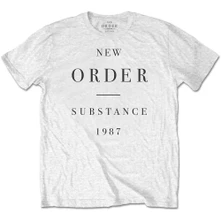 New Order, Tričko Substance, Unisex, Biela