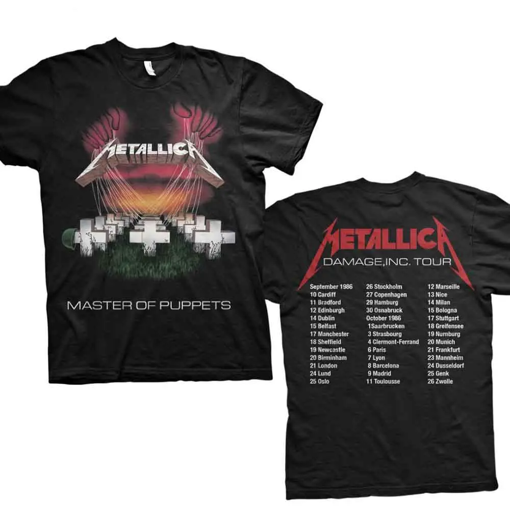 Master of Puppets European Tour '86.
