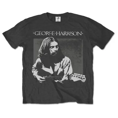 George Harrison – Tričko Live Portrait (Šedá), Unisex, Šedá