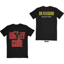 Motley Crue, Tričko Dr Feelgood Since 1989, Unisex, Čierna