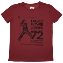 David Bowie, Tričko Rainbow Theatre, Žena, Červená