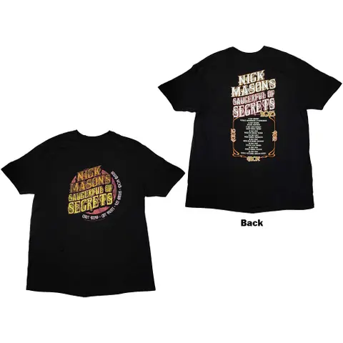 Unisex T-Shirt: Europe Tour 2023 (Black) (Back Print & Ex-Tour)