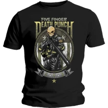 Five Finger Death Punch, Tričko Sniper, Unisex, Čierna