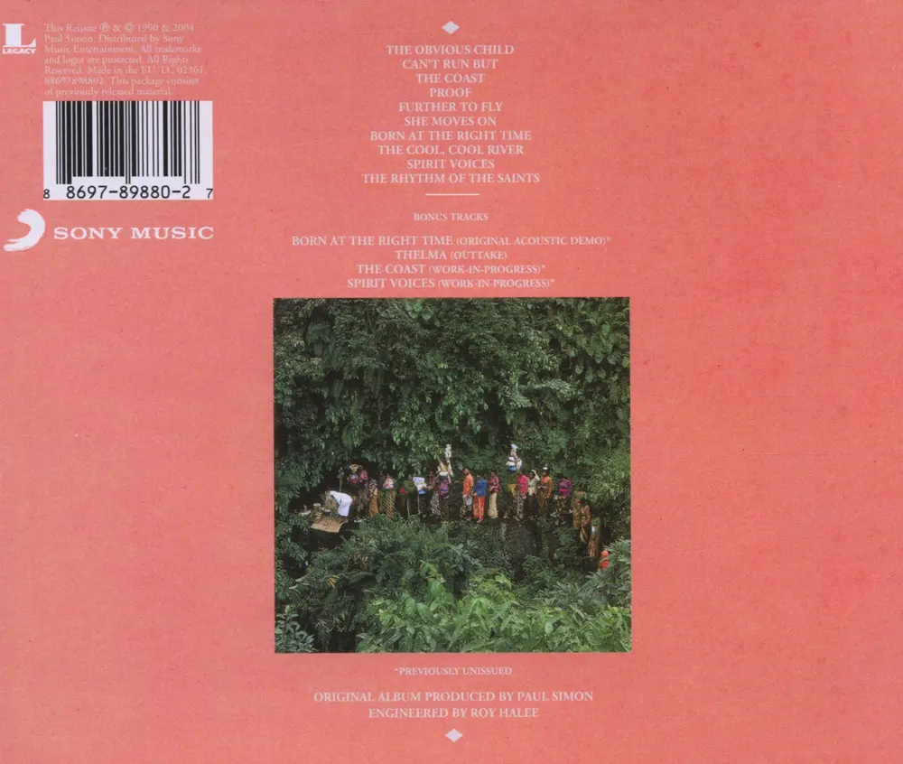 Paul Simon – The Rhythm of the Saints (CD)