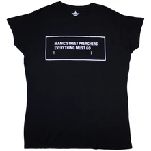 Manic Street Preachers, Tričko Everything Must Go Monochrome, Žena, Čierna