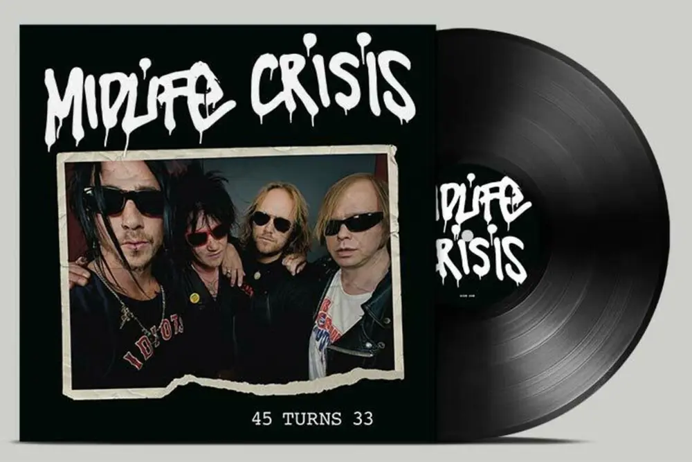 Midlife Crisis – 45 TURNS 33 (Red Vinyl) (Vinyl)