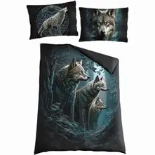 Duvet Set: Forest Guardians (Black) (Single) thumbnail