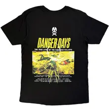 Unisex T-Shirt: Danger Days Pocket (Black) (Back Print) thumbnail