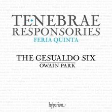 The Gesualdo Six, CD TENEBRAE RESPONSORIES FOR MAUNDY THURSDAY