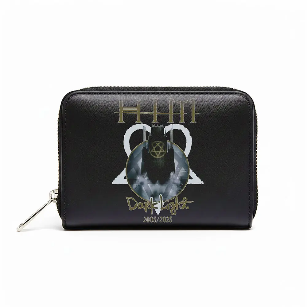 Zip Top Purse: Dark Light (Black)