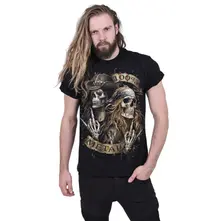 Unisex T-Shirt: Pure Metal (Black) (Back Print) thumbnail