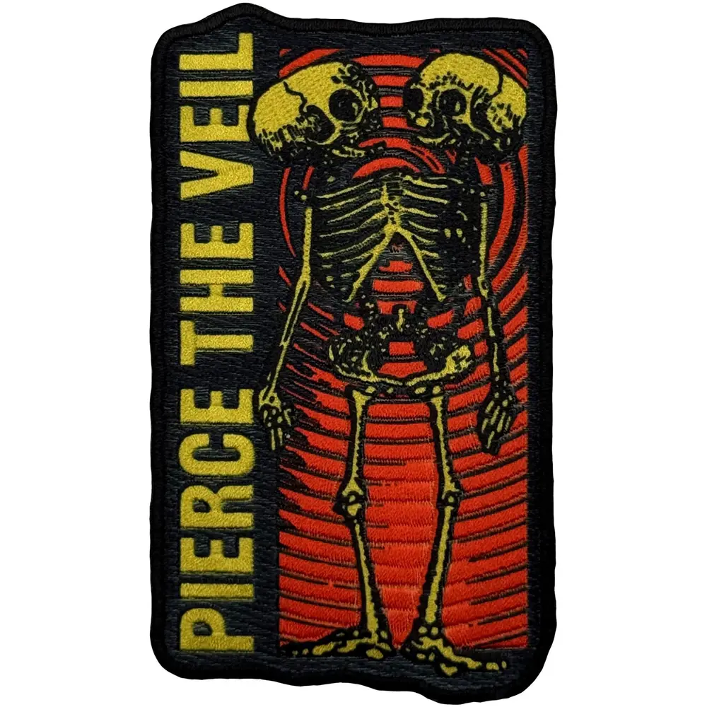 Woven Patch: Wavy Skeleton