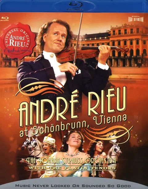 Blu-ray André Rieu & Johann Strauss Orchestra with The Platin Tenors - At Schönbrunn, Vienna