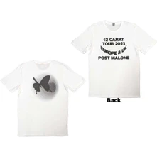 Post Malone, Tričko Spotlight 2023 Tour, Unisex, Biela