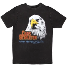 Chris Stapleton, Tričko Eagle, Unisex, Šedá
