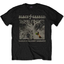 Black Sabbath, Tričko Sabbath Bloody Sabbath Vintage, Unisex, Čierna