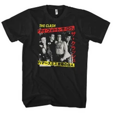 The Clash, Tričko Kanji, Unisex, Čierna