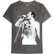 Freddie Mercury, Tričko Glow, Unisex, Čierna
