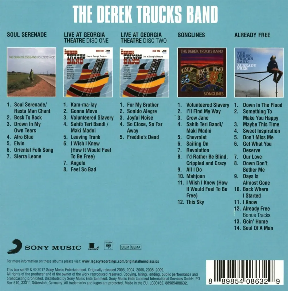 The Derek Trucks Band – Original Album Classics (CD)