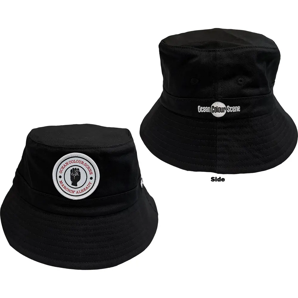 Unisex Bucket Hat: Marchin' Fist (Black)