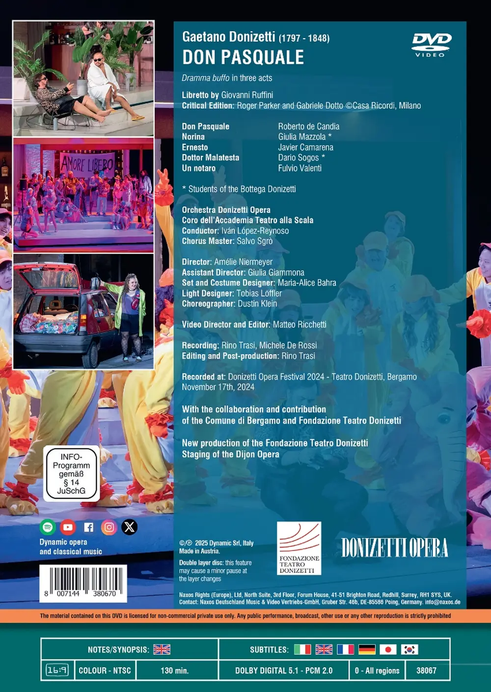 DONIZETTI: DON PASQUALE