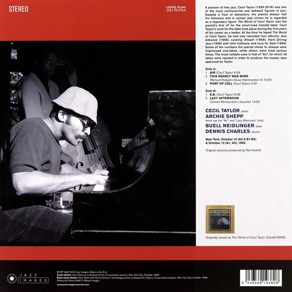 WORLD OF CECIL TAYLOR (Vinyl)