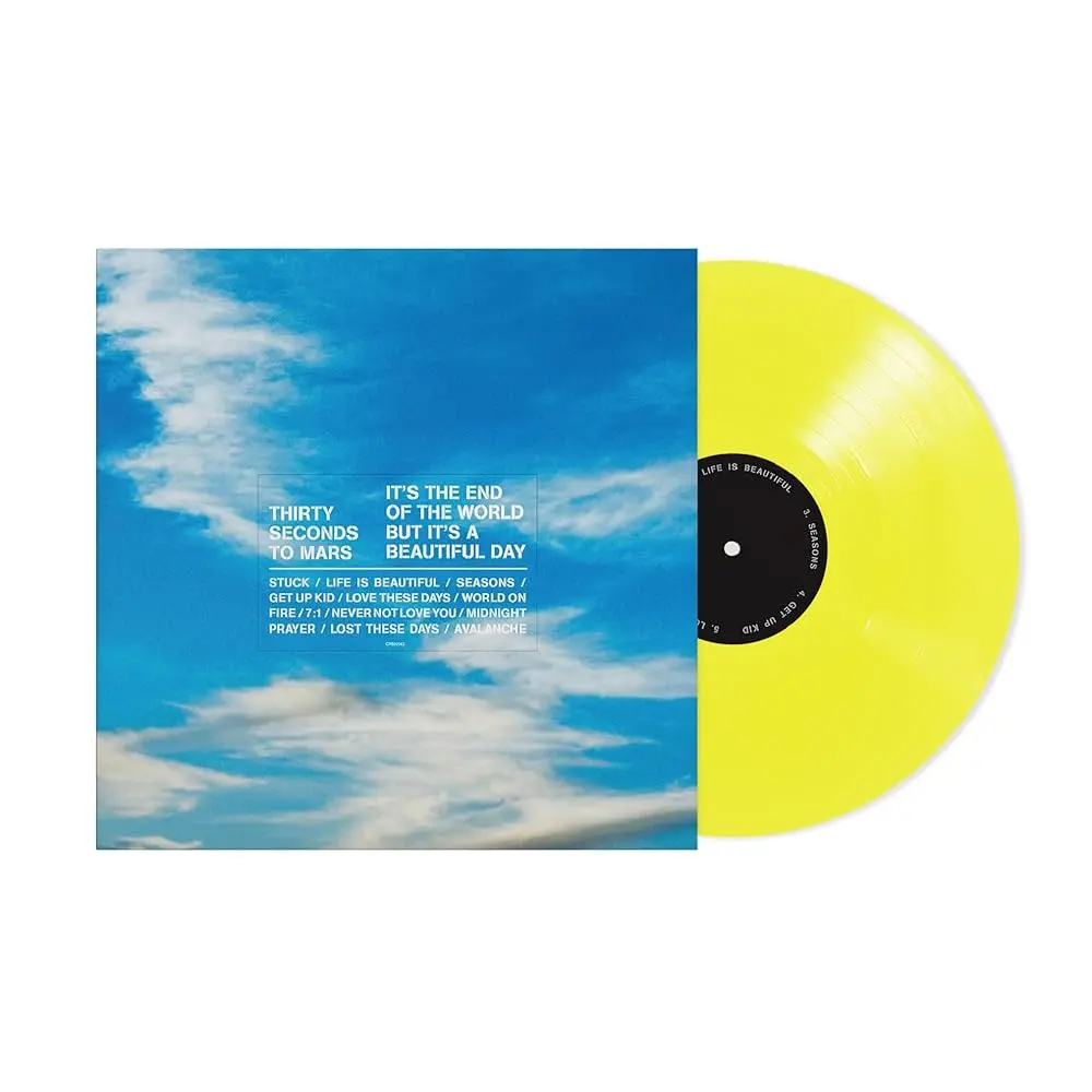 Thirty Seconds to Mars – It's the End of the World but It's a Beautiful Day (Neon Yellow Vinyl) (Vinyl)