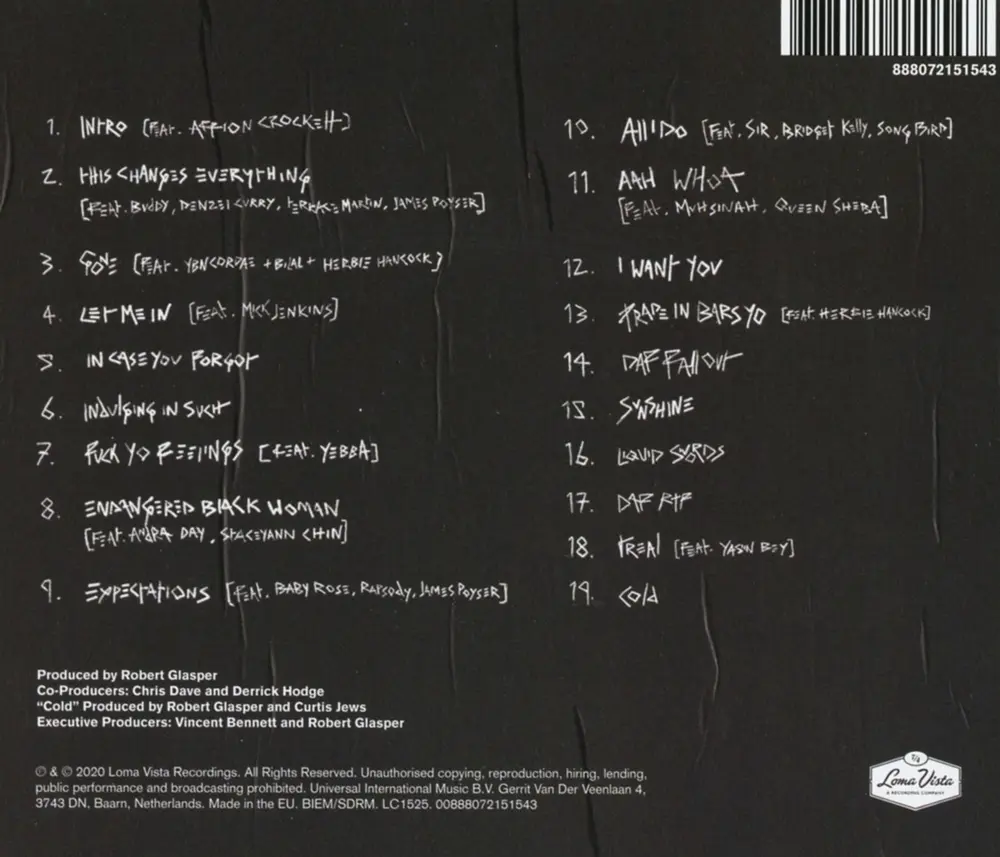 Robert Glasper – FUCK YO FEELINGS (CD)
