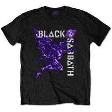 Black Sabbath, Tričko Retro Henry, Unisex, Čierna