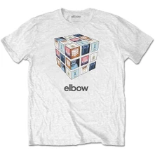 Elbow, Tričko Best of, Unisex, Biela