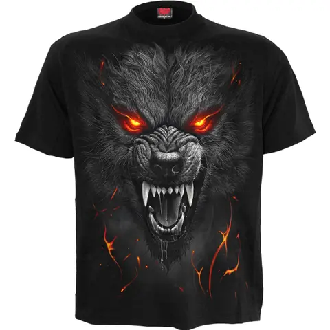 Unisex T-Shirt: Darkest Fear (Black) (Back Print)