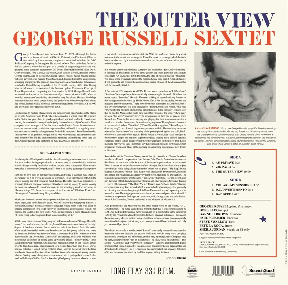 RUSSELL, GEORGE -SEXTET- - THE OUTER VIEW