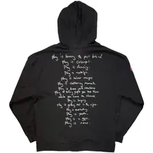 Unisex Zipped Hoodie: Play (Black) (Back & Sleeve Print) thumbnail