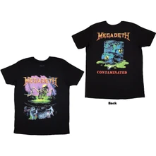 Megadeth, Tričko Contaminated, Unisex, Čierna