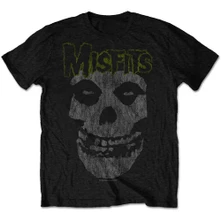 Misfits, Tričko Classic Vintage, Unisex, Čierna