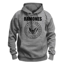 Ramones, Mikina Presidential Seal, Unisex, Šedá