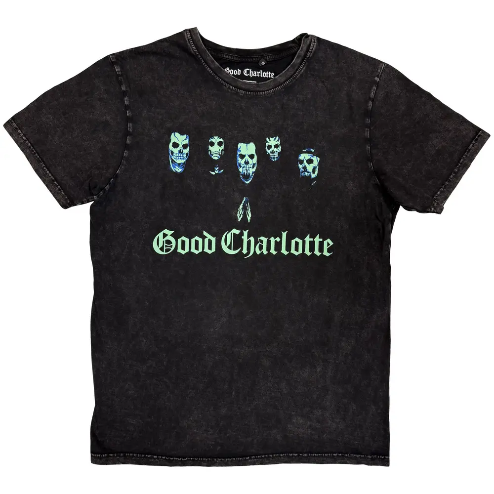 Good Charlotte – Generation Rx Skulls (Čierna, Stone Wash T-Shirt) (Tričko)
